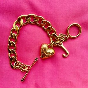 Juicy Couture Gold Charm Bracelet